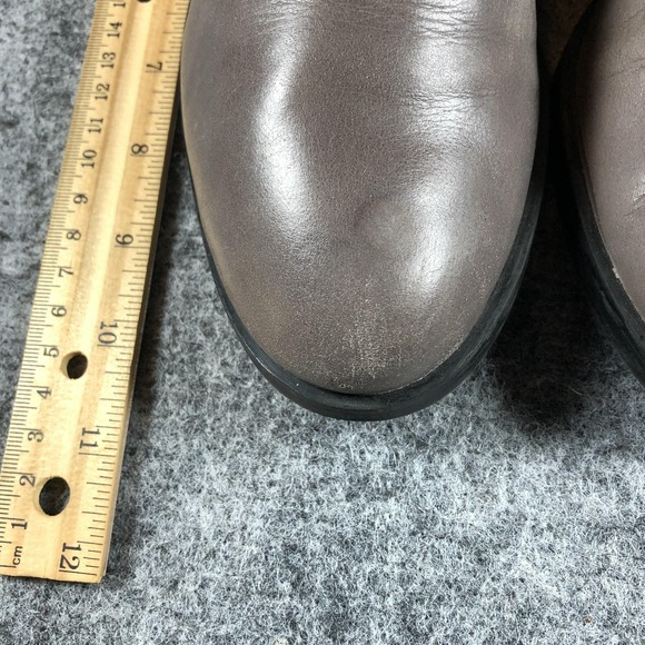 Clarks Boots Womens Size 8 Gray Ankle Leather Chelsea Elastic EU 39‎ 26110786 - Picture 10 of 15